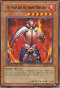 Thestalos the Firestorm Monarch (GLD2-EN008) [GLD2]