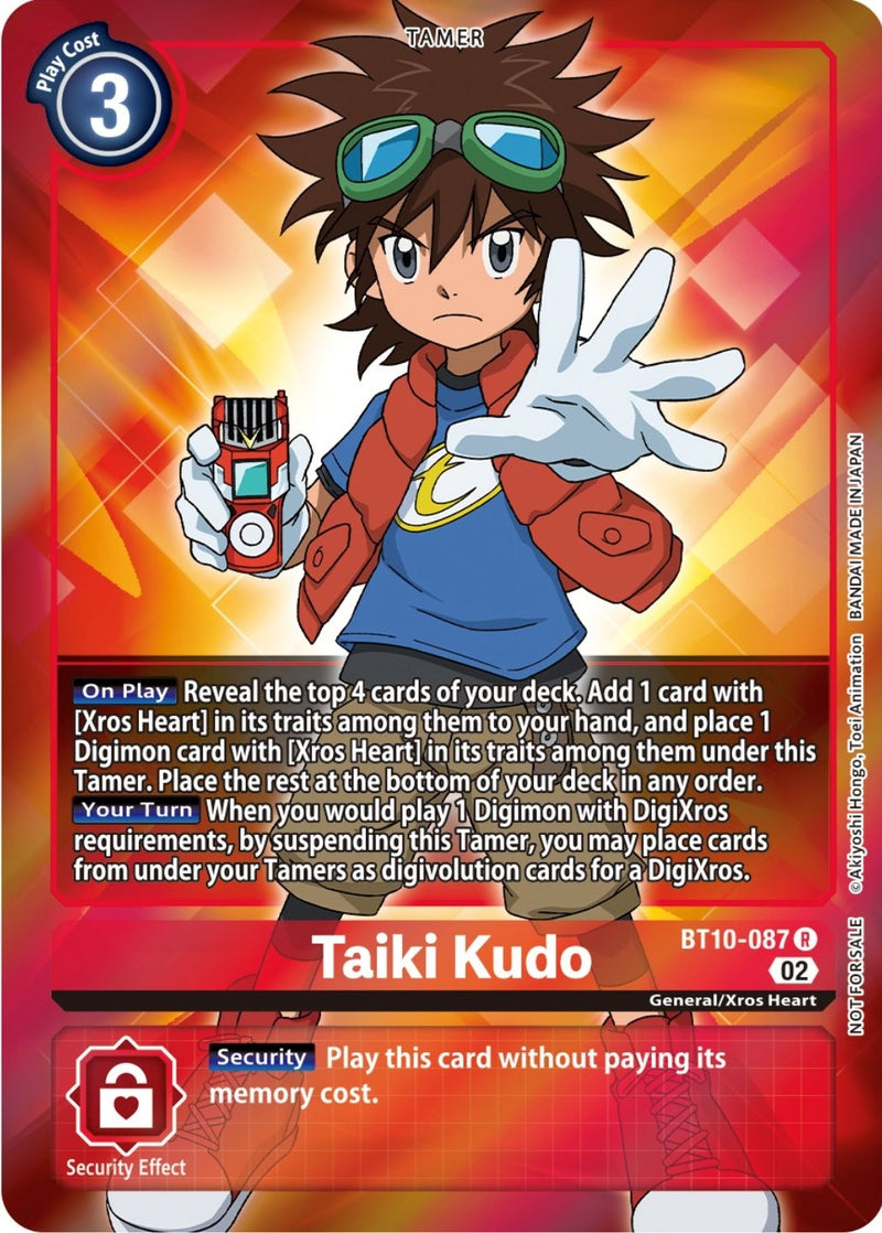 Image for Taiki Kudo (Box Topper) [Xros Encounter]