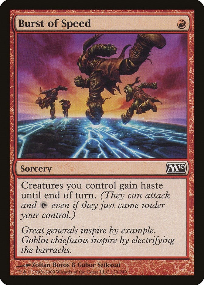 Burst of Speed (129) [M10]