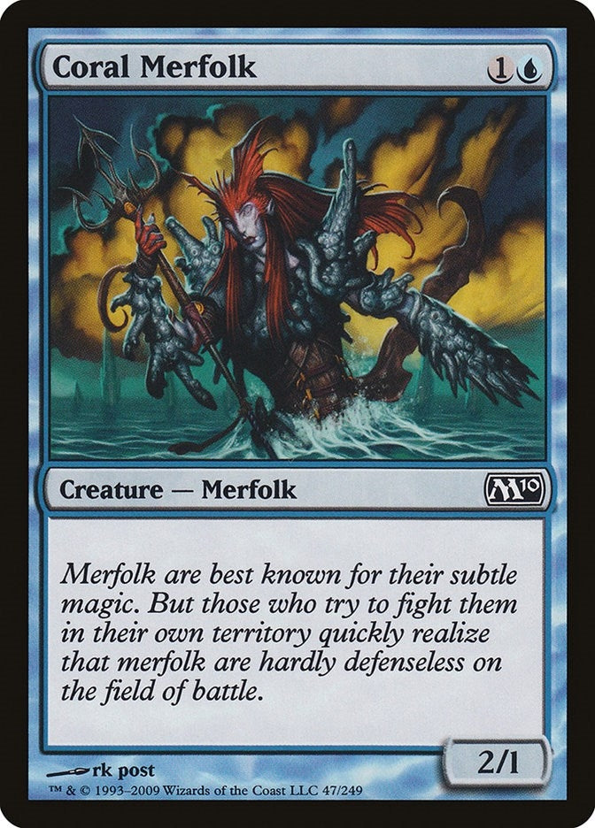 Coral Merfolk (47) [M10]