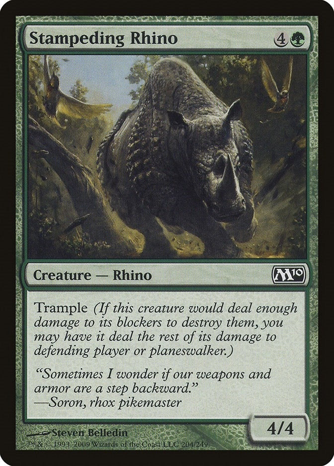 Stampeding Rhino (204) [M10]