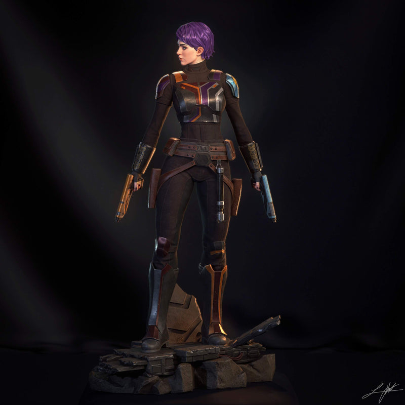 Sabine Wren Resin Statue - view 3