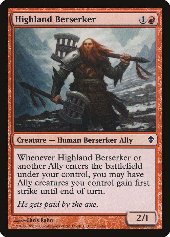 Highland Berserker (132) [ZEN]