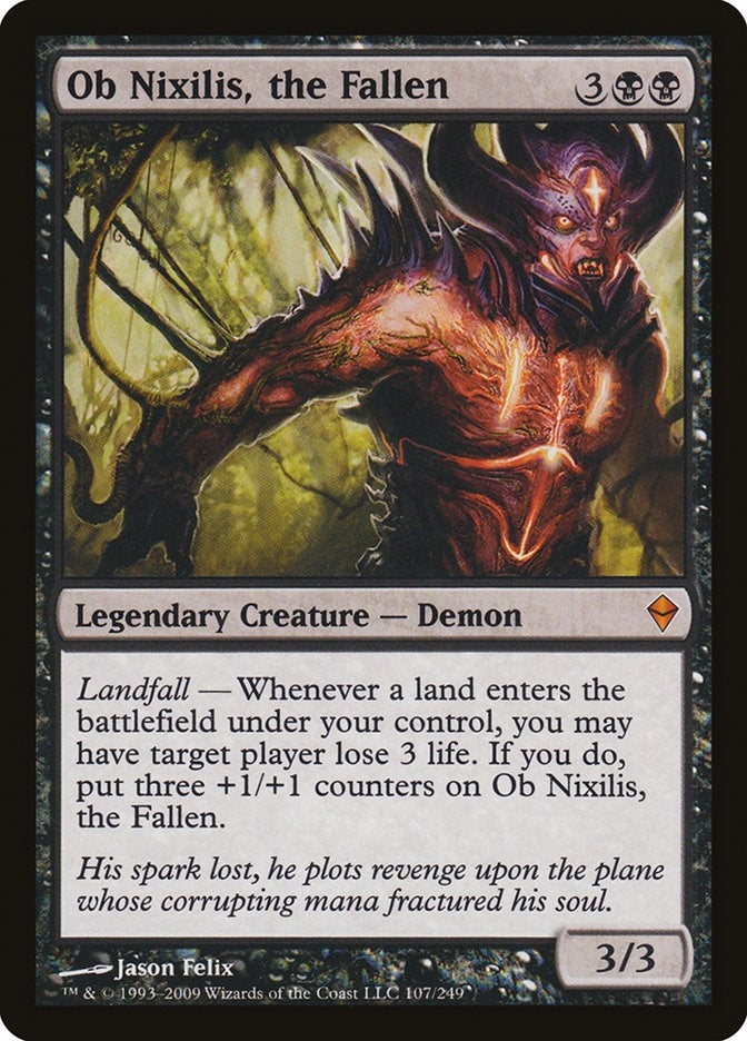 Ob Nixilis the Fallen (107) [ZEN]