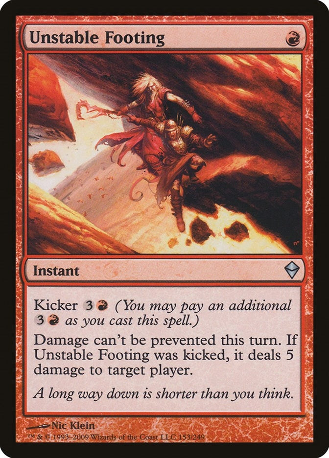 Unstable Footing (153) [ZEN]
