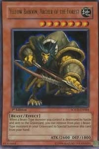 Yellow Baboon Archer of the Forest (SOVR-EN084)