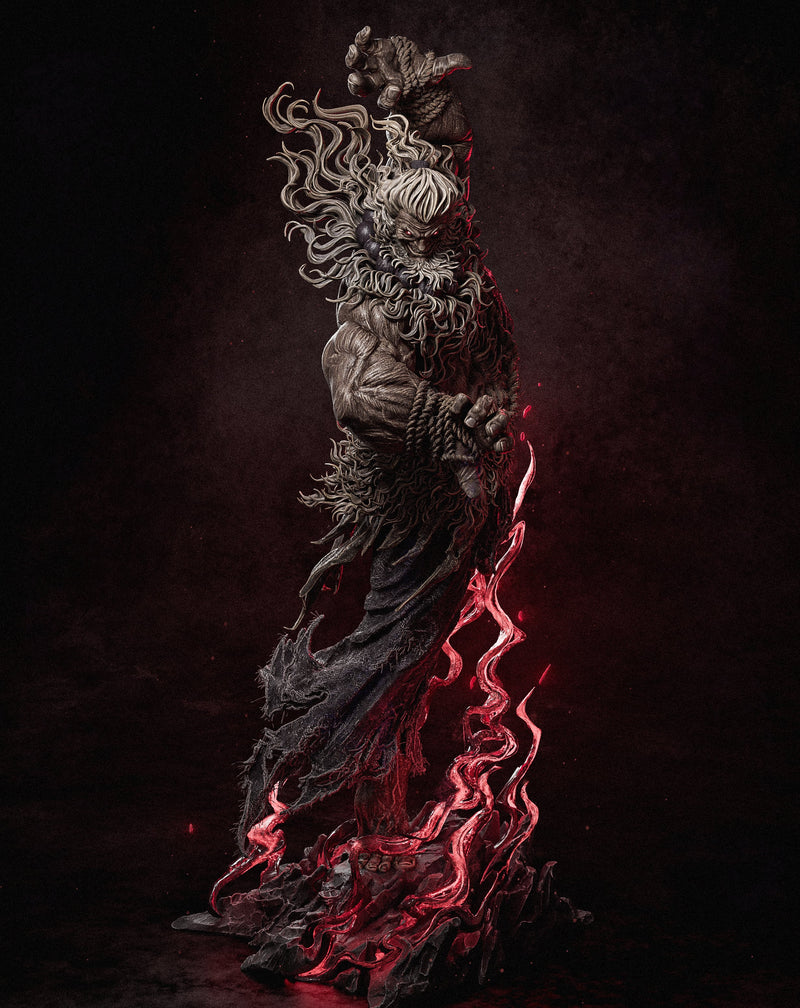 Akuma Resin Statue - view 3