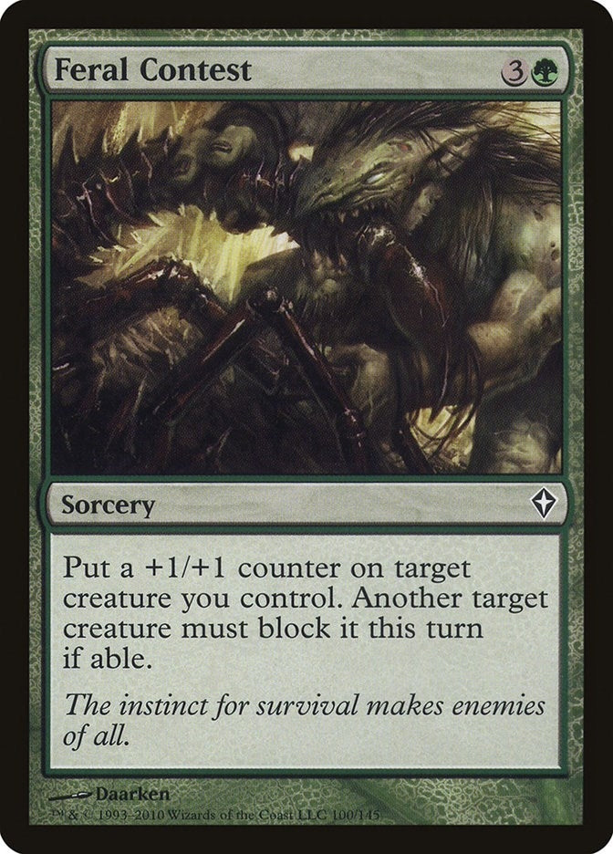 Feral Contest (100) [WWK]