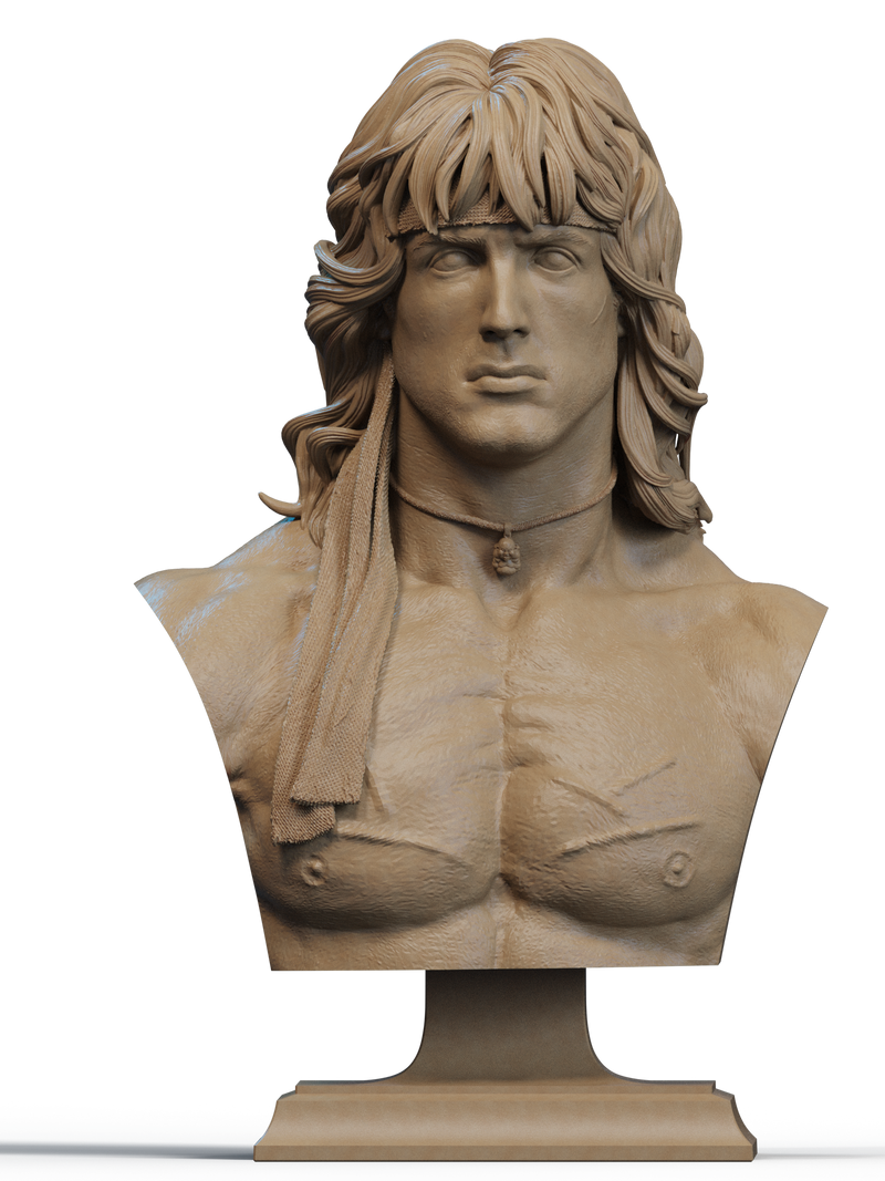 Rambo, Cobra and Hawk Resin Bust - view 4