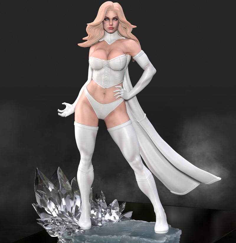 Emma Frost Matc3D Resin Statue - view 6