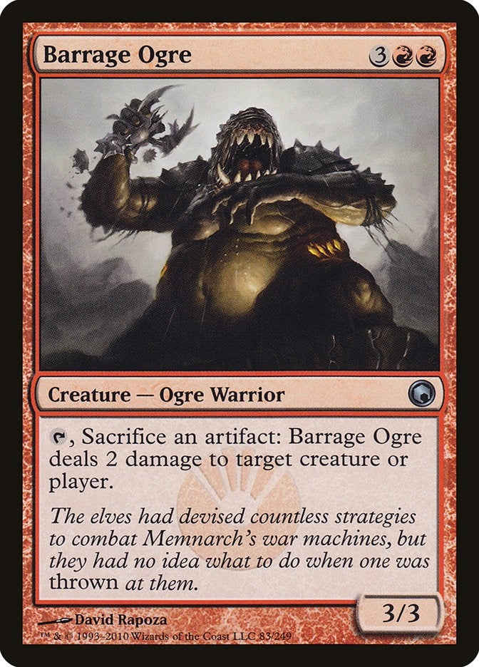 Barrage Ogre (83) [SOM]