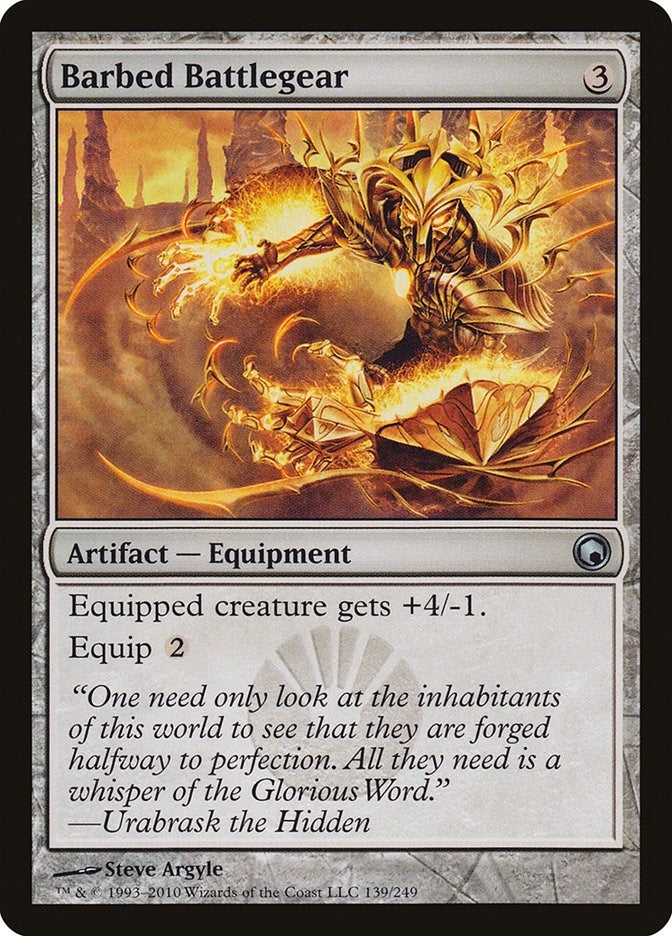 Barbed Battlegear (139) [SOM]