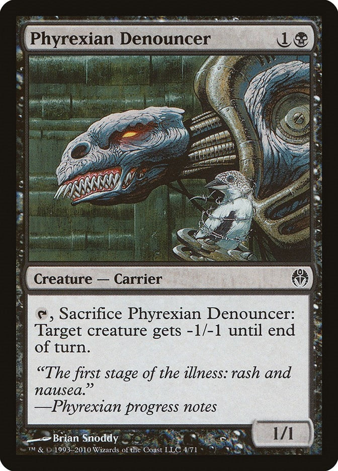 Phyrexian Denouncer (4) [DDE]