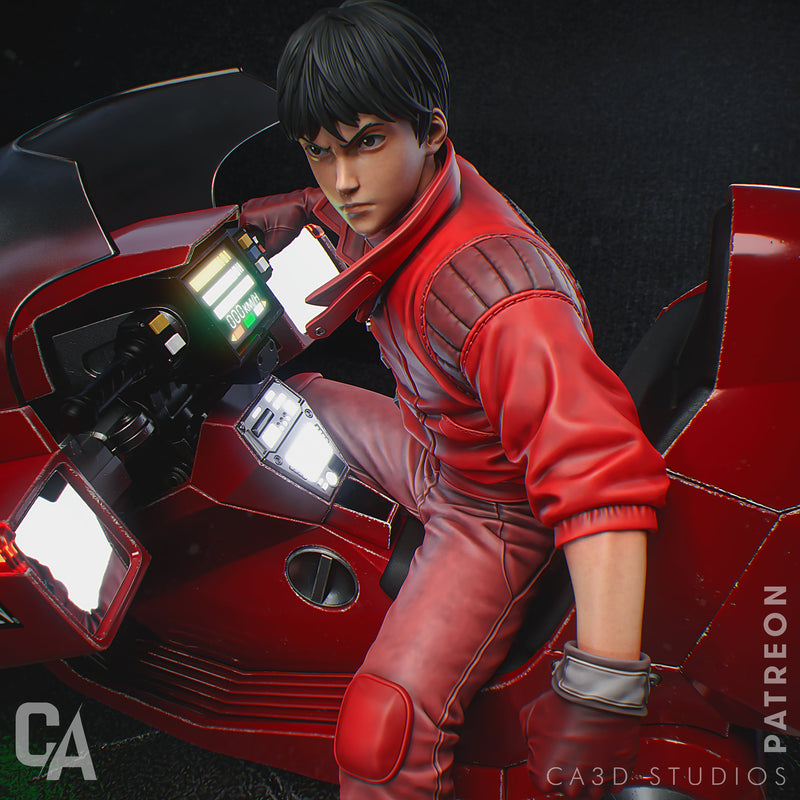 Kaneda Resin Statue - view 1