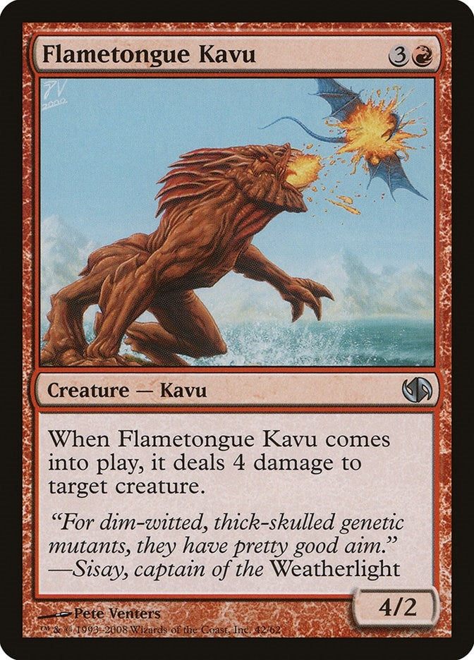 Flametongue Kavu (42) [DD2]