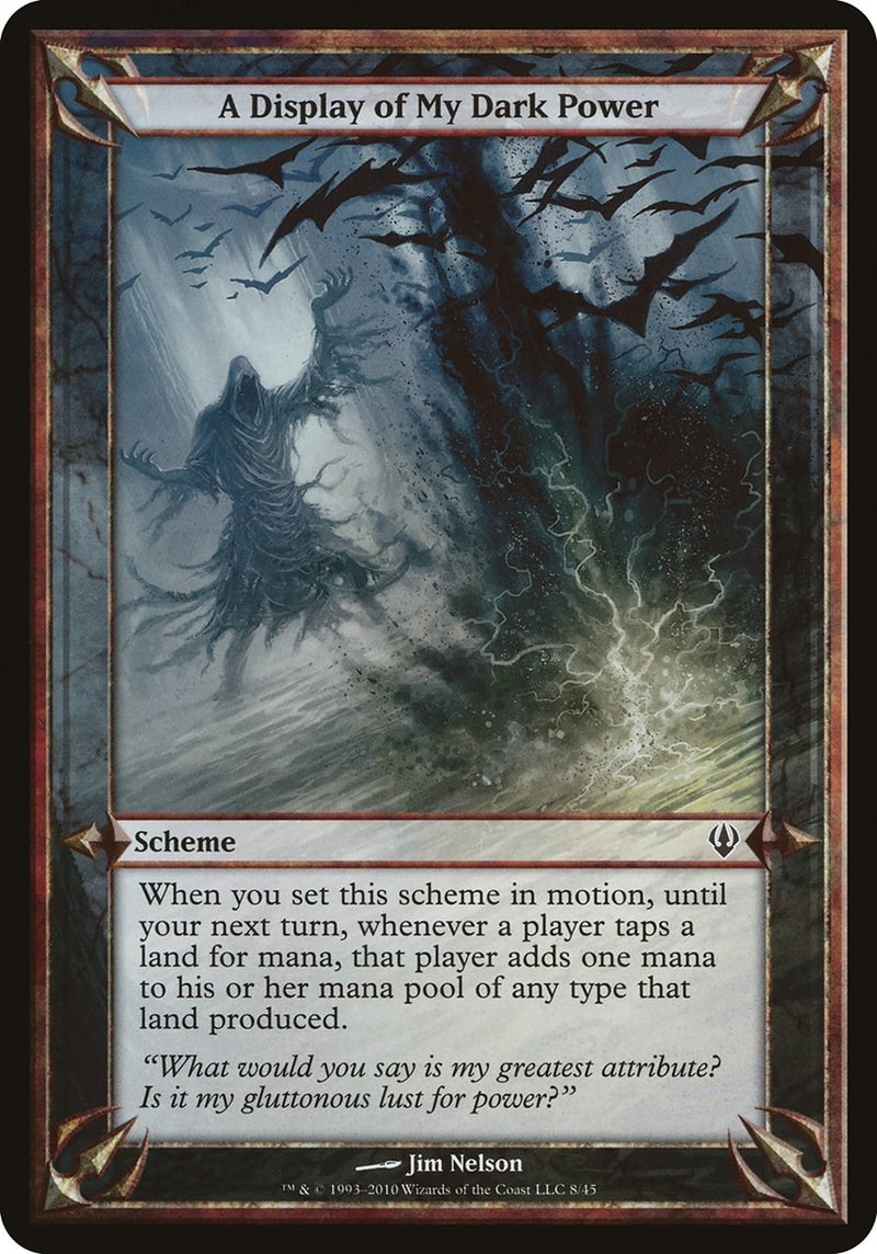 A Display of My Dark Power Archenemy [OVER]