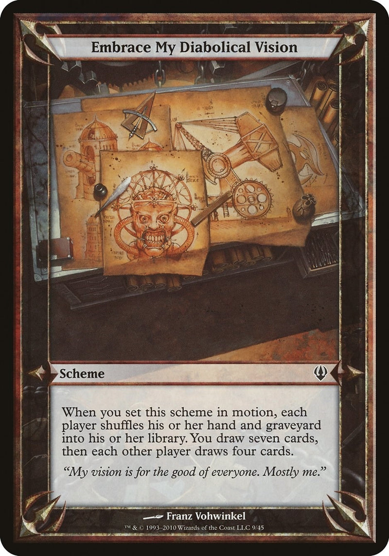 Embrace My Diabolical Vision Archenemy [OVER]