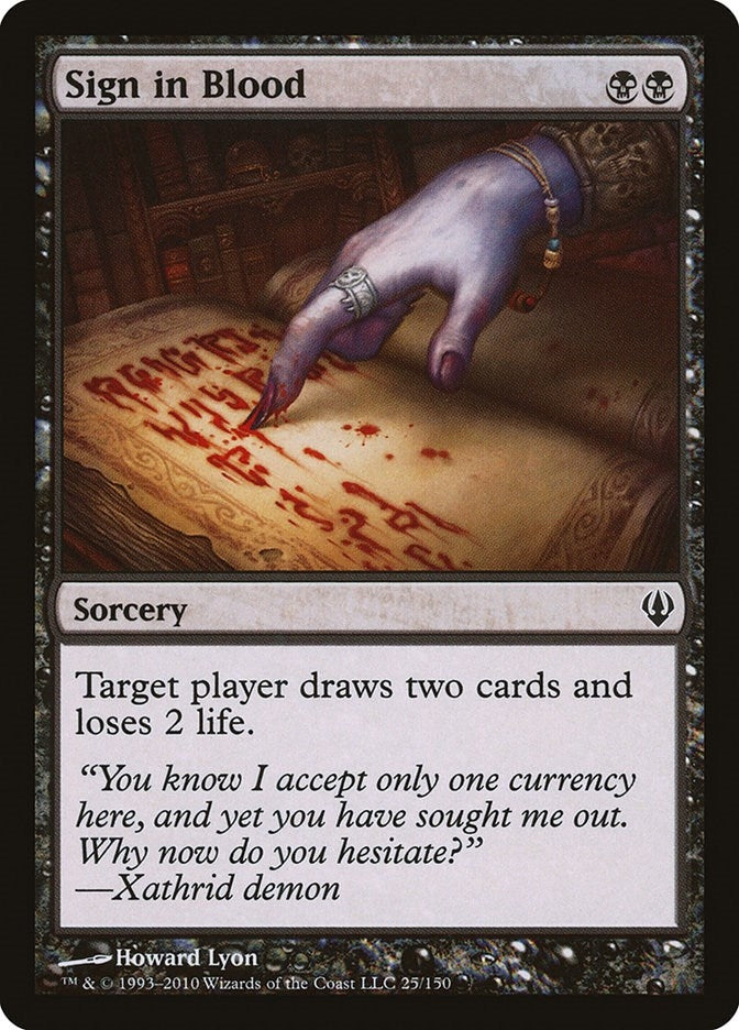 Sign in Blood (25) [ARC]