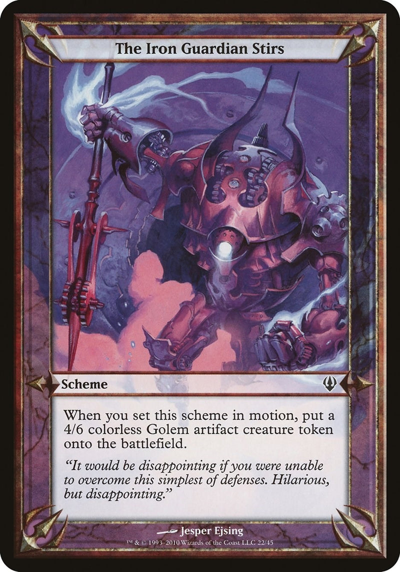 The Iron Guardian Stirs Archenemy [OVER]