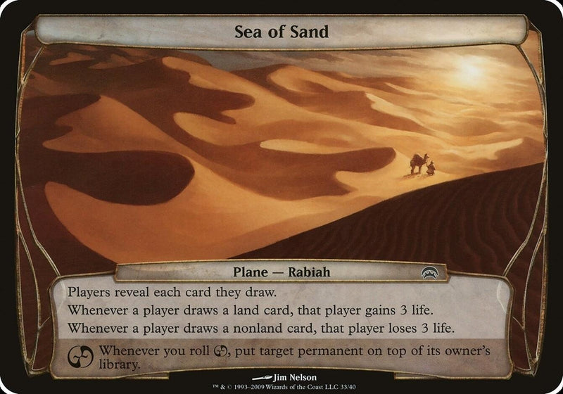 Sea of Sand Planechase [OVER]