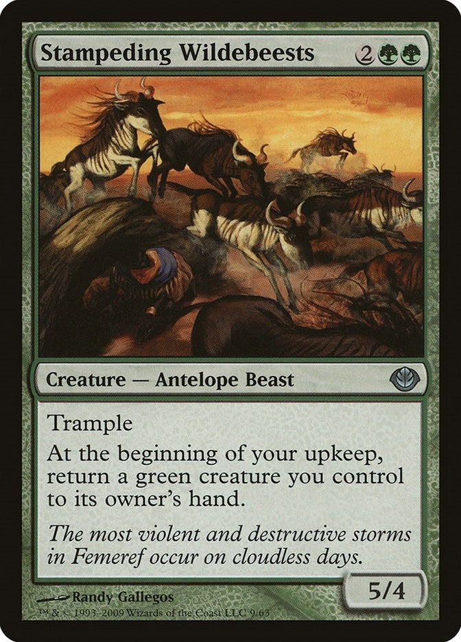 Stampeding Wildebeests (9) [DDD]