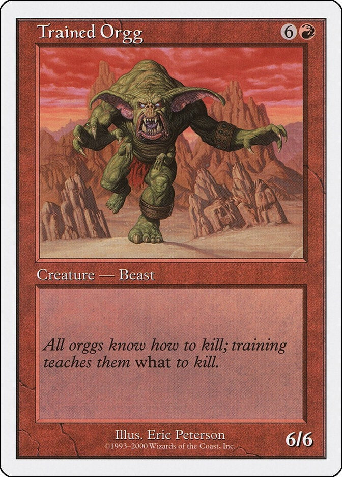 Trained Orgg [S00]