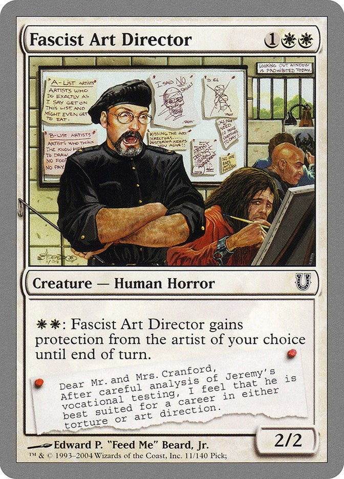 Fascist Art Director (11) [UNH]