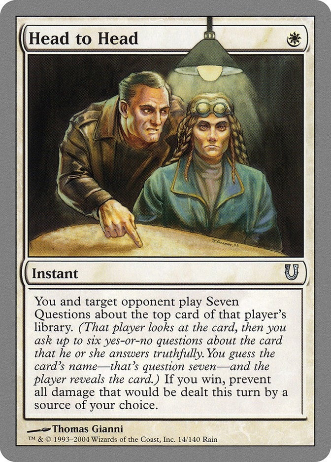 Head to Head (14) [UNH]