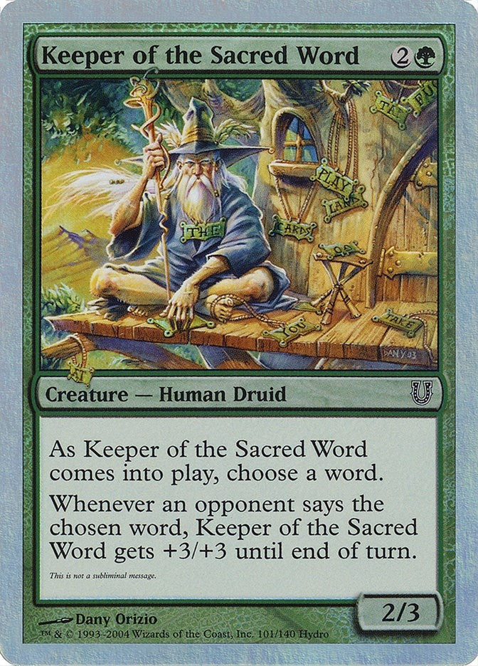Keeper of the Sacred Word (101) [UNH]
