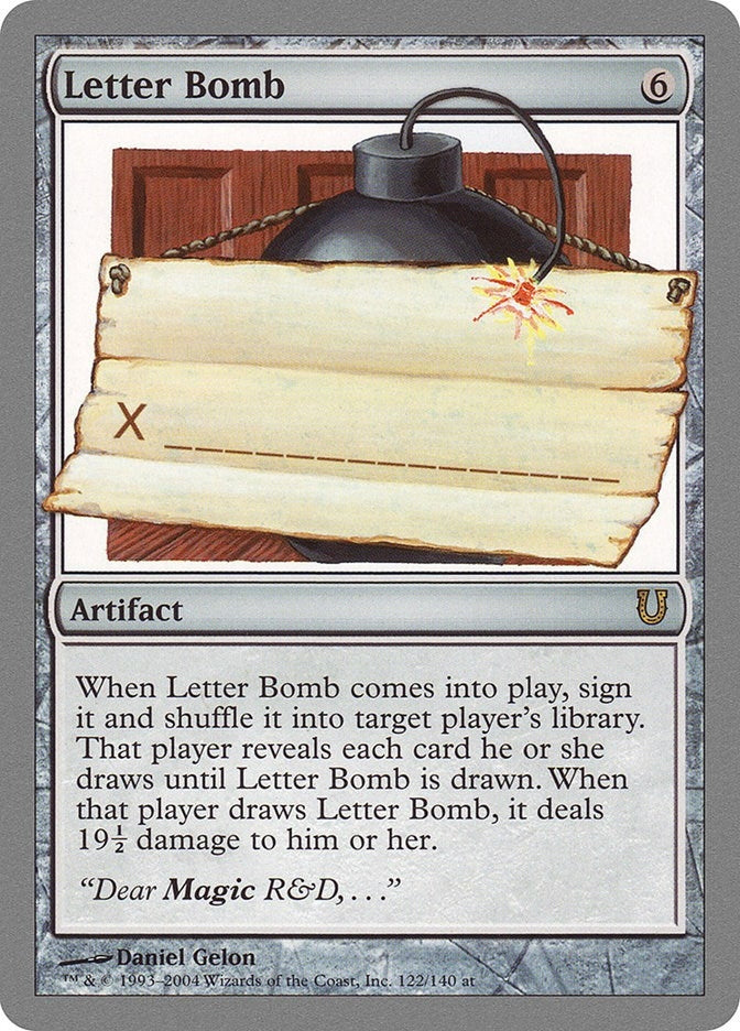 Letter Bomb (122) [UNH]