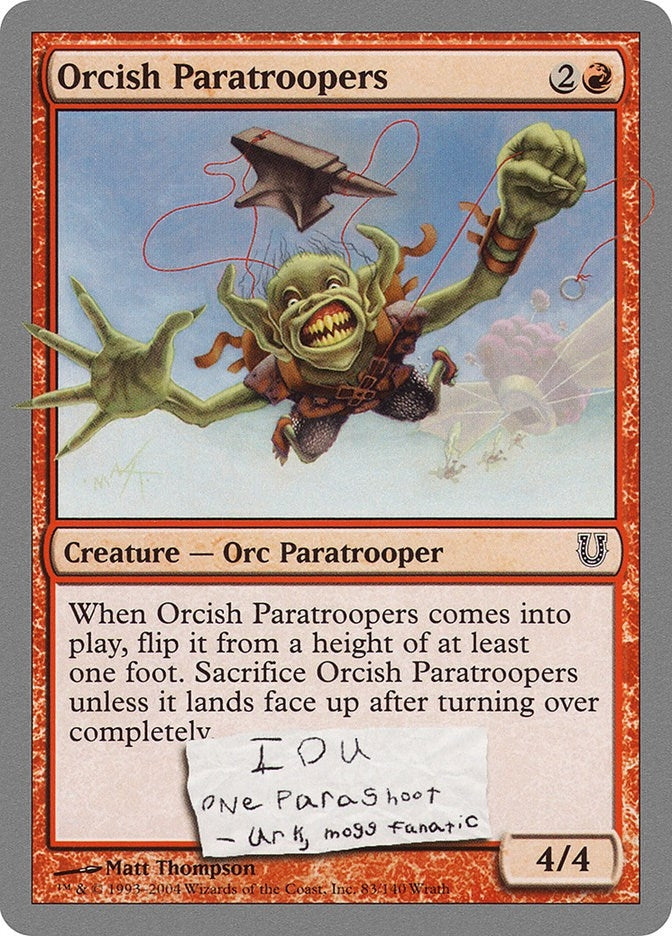 Orcish Paratroopers (83) [UNH]