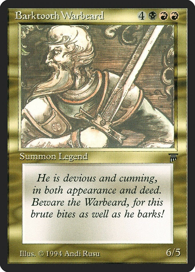 Barktooth Warbeard [LEG]