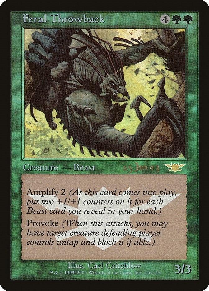 Feral Throwback (126) [PRE]