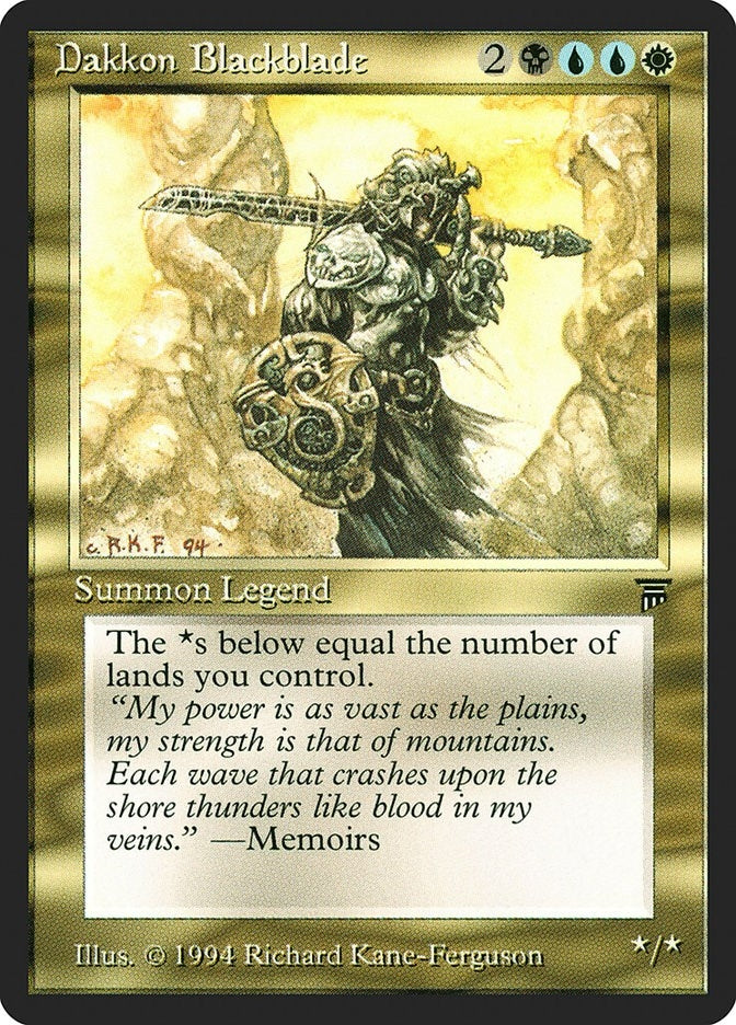 Dakkon Blackblade [LEG]