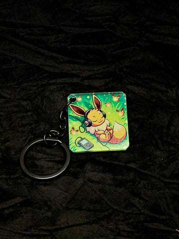 Eevee Square Acrylic Keychain