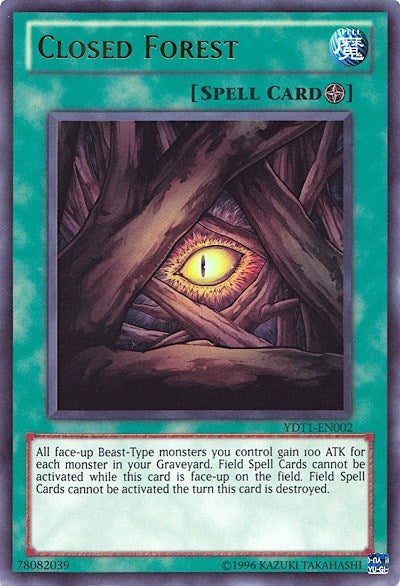Closed Forest (5D's Duel Transer) [YDT1-EN002] Ultra Rare