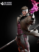 Gambit Resin Statue - view 1