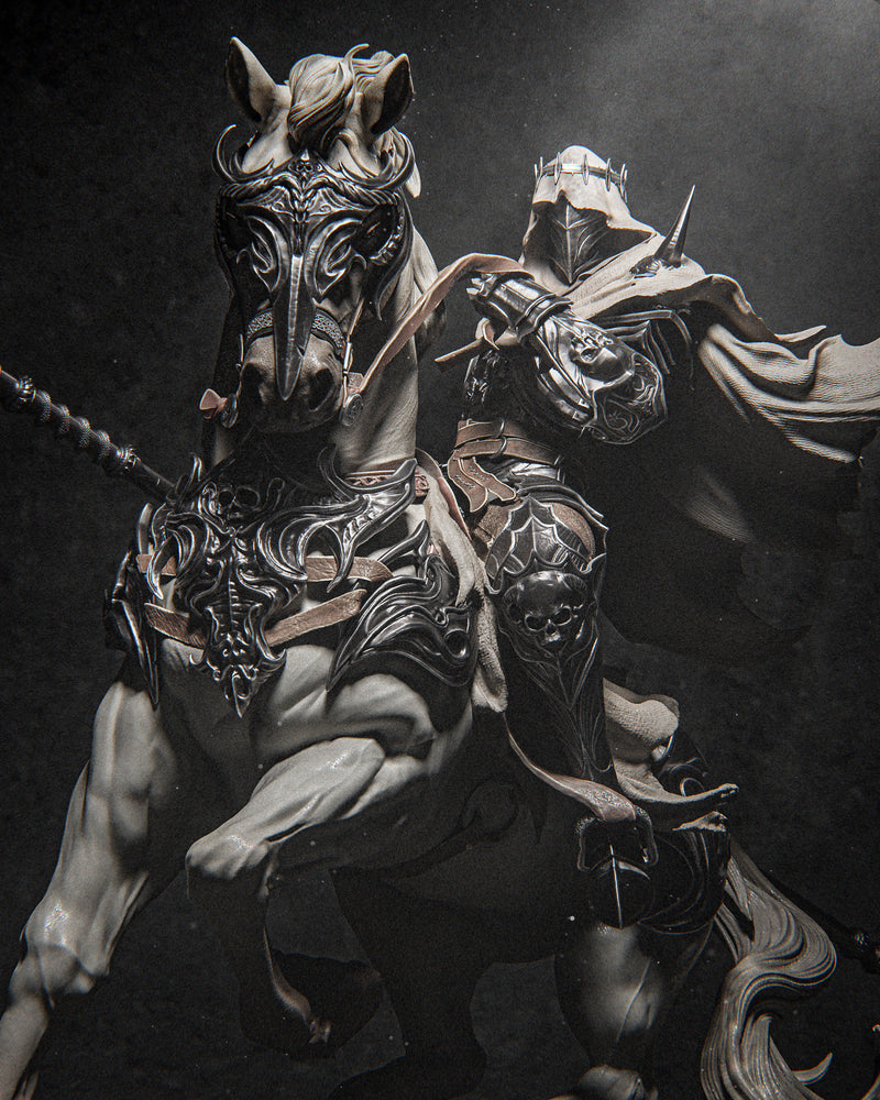 Dareios Resin Statue - view 1