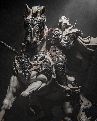Dareios Resin Statue - view 1