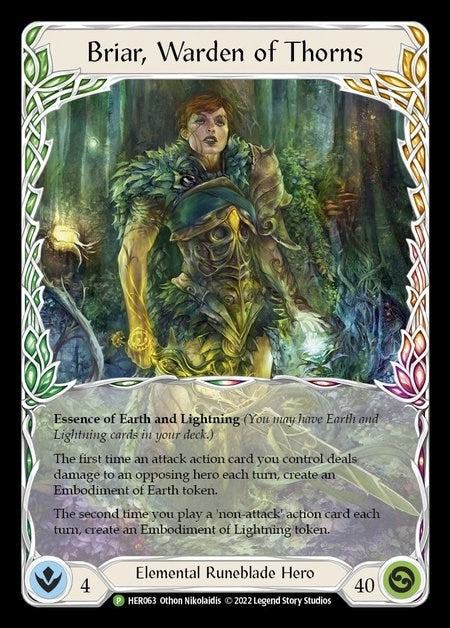 Image for Briar, Warden of Thorns - HER063 [Flesh and Blood: Promo Cards]