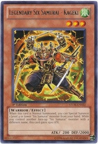Legendary Six Samurai Kageki (STOR-EN022)