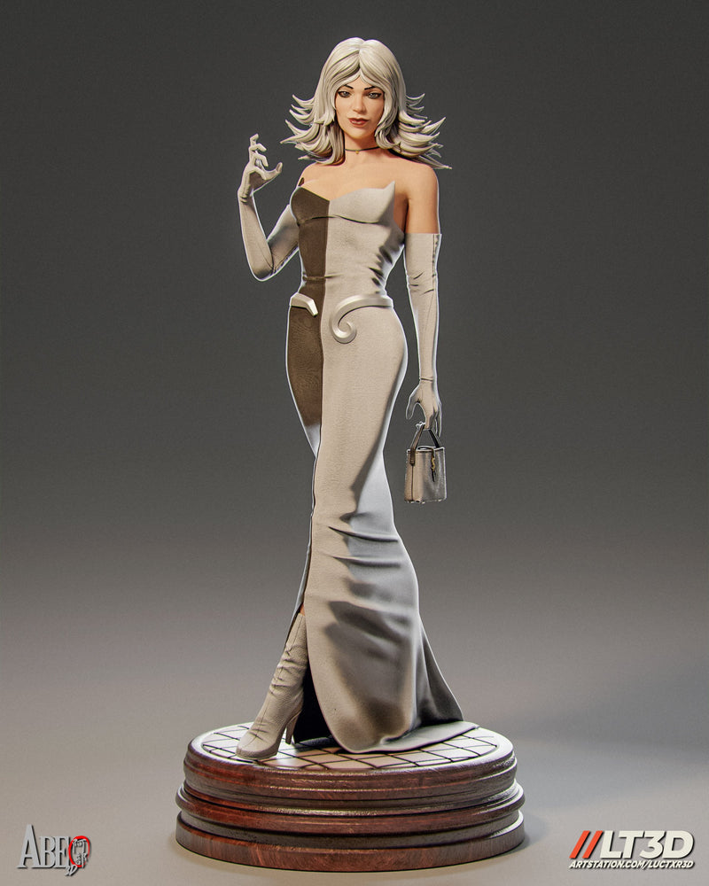 Black Cat Hellfire Gala Resin Statue - view 1