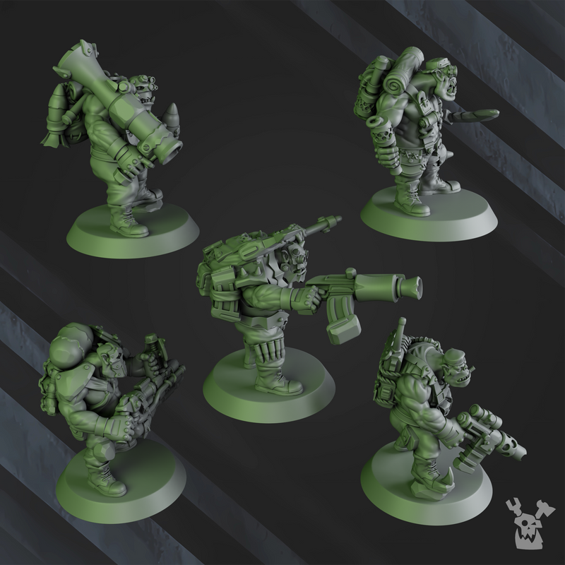 Blak Orks Mob | DakkaDakka | Grim Dark | Fantasy | One Page Rules