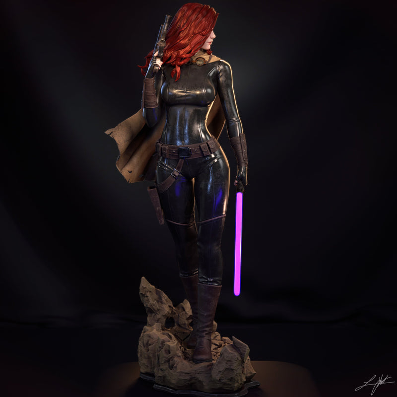 Mara Jade Resin Statue - view 2