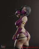 Mileena Resin Statue - view 1
