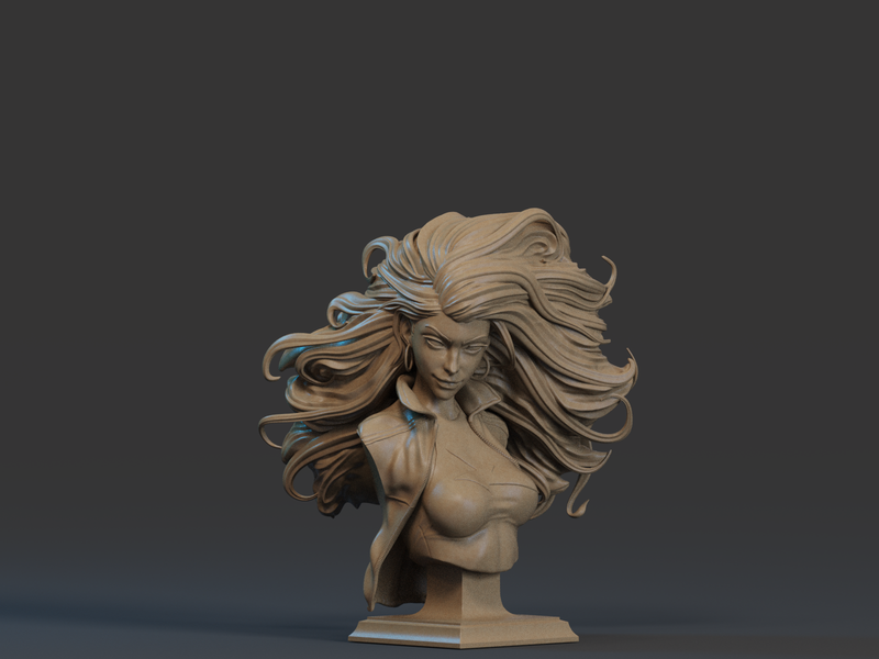 Storm Resin Bust - view 2