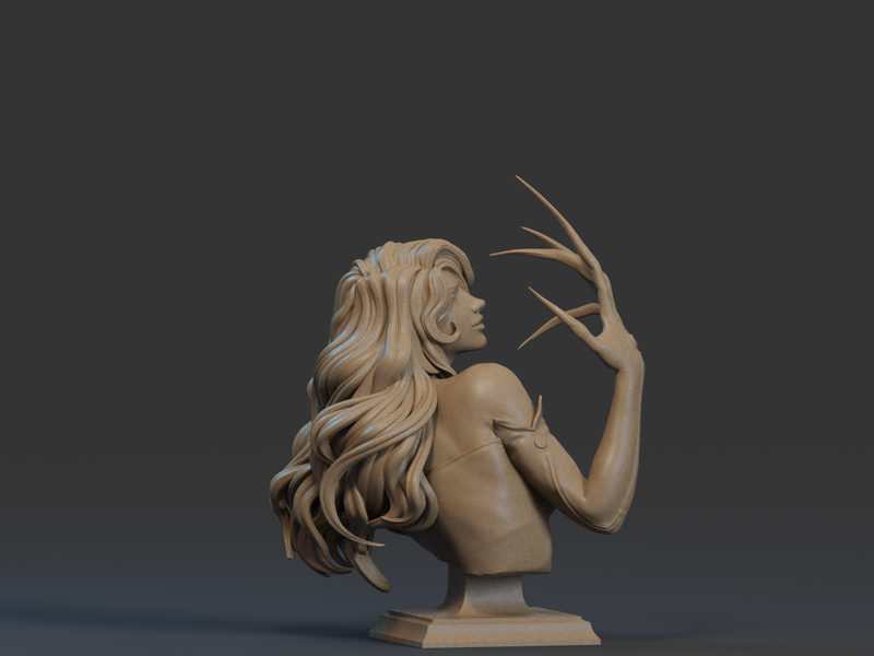 Lust Resin Bust - view 3