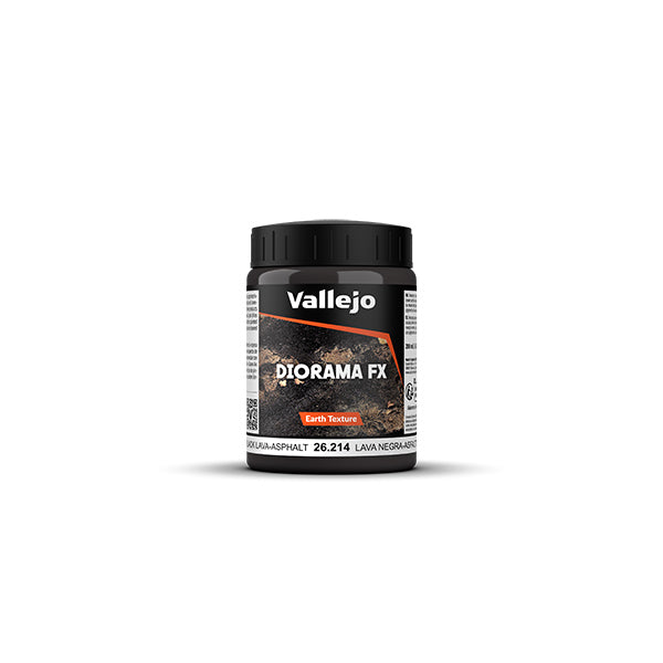 Vallejo Diorama: Earths- Black Lava-Asphalt, 200 ml.