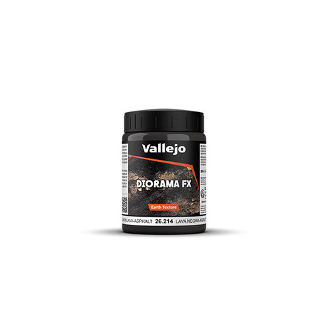 Vallejo Diorama: Earths- Black Lava-Asphalt, 200 ml.