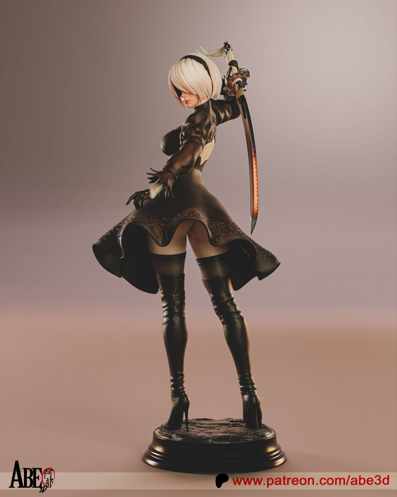2B YoRHa Resin Statue - view 8
